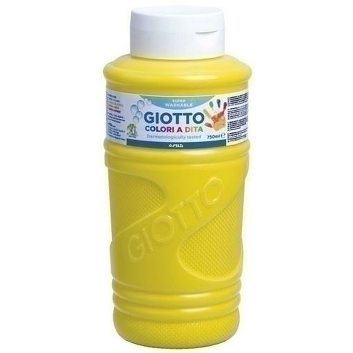 Живопис с Пръсти Giotto Жълт 750 ml (6 броя)