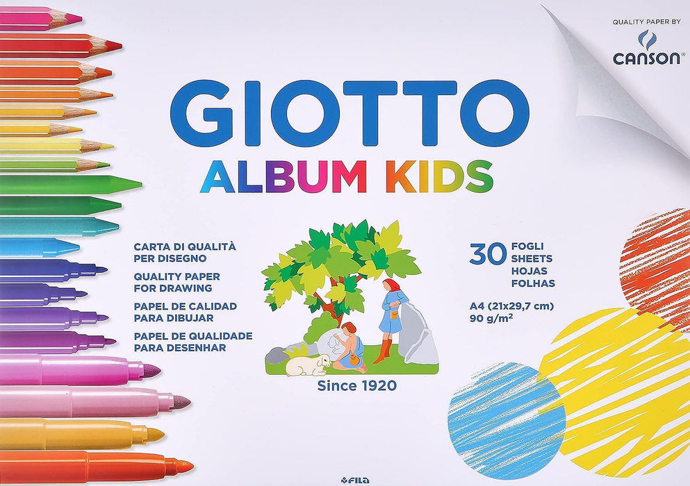 Скицник Giotto Album Kids - A4, 30 листа