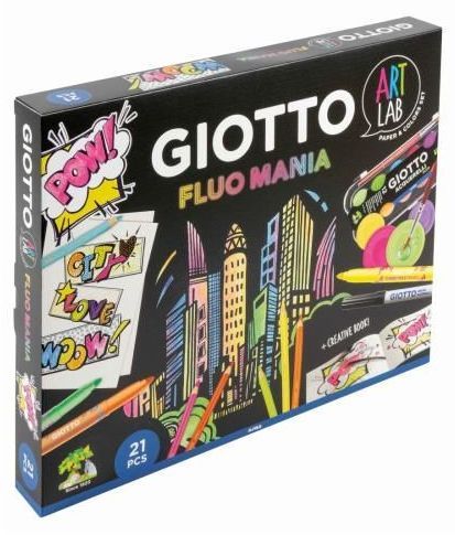 Креативен комплект Giotto Art Lab - Fluo Mania