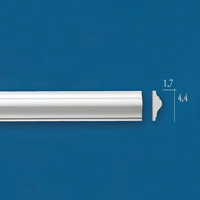 ГИПСОВ КОРНИЗ 50/B 1.7Х4.4 СМ 1.5 М