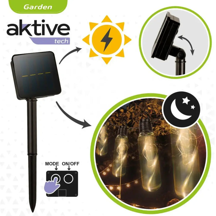 Гирлянда от LED Светлини Aktive LED 180 x 17,5 x 4 cm (6