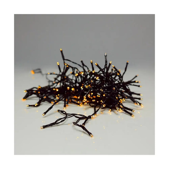 Гирлянда от LED Светлини AX8415220 Бял Черен Топло Бяло 7 m