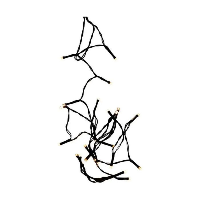 Гирлянда от LED Светлини AX8415200 Бял Черен Топло Бяло 2,5