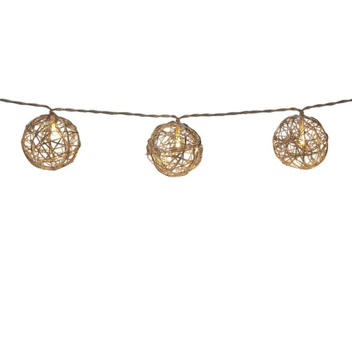 Гирлянда от LED Светлини Lifetime Сребрист Коледни топки