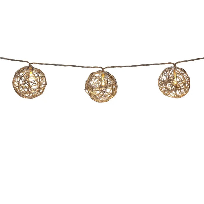 Гирлянда от LED Светлини Lifetime Сребрист Коледни топки