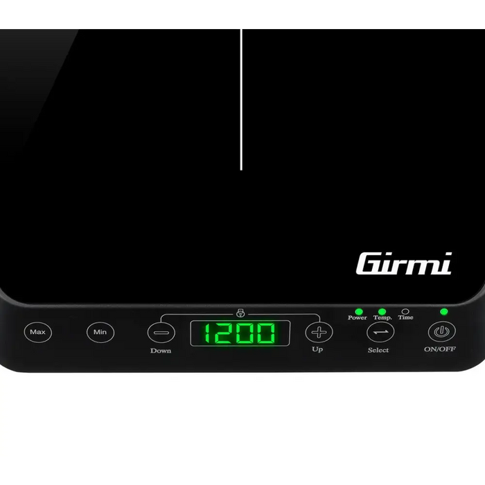 Girmi PI04 Черен плот 27.5 см Индукционен котлон със зони 1