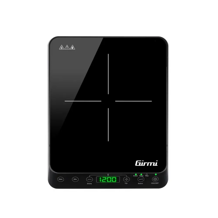 Girmi PI04 Черен плот 27.5 см Индукционен котлон със зони 1