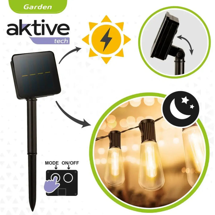 Гирлянда от LED Светлини Aktive LED 200 x 11 x 4 cm (6 броя)