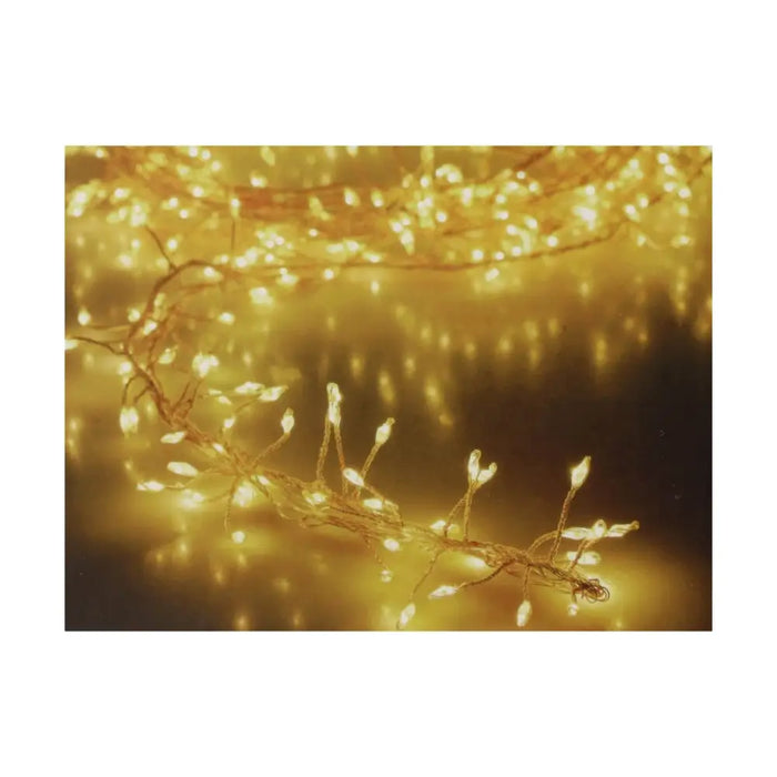 Гирлянда от LED Светлини Бял Топло Бяло 1,5 m