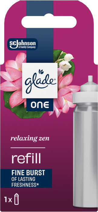 Пълнител за ароматизатор Glade - One, Relaxing Zen, 10 ml
