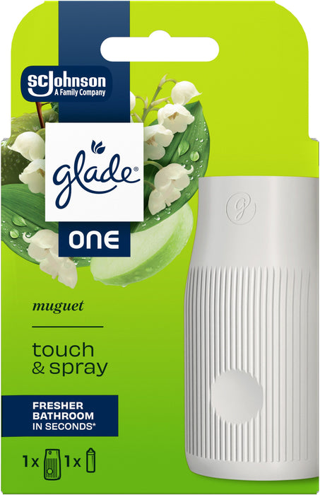 Ароматизатор Glade - One Touch & Spray, момина сълза, 10 ml