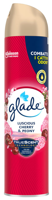 Спрей ароматизатор Glade - Череша и Божур, аерозол, 300 ml