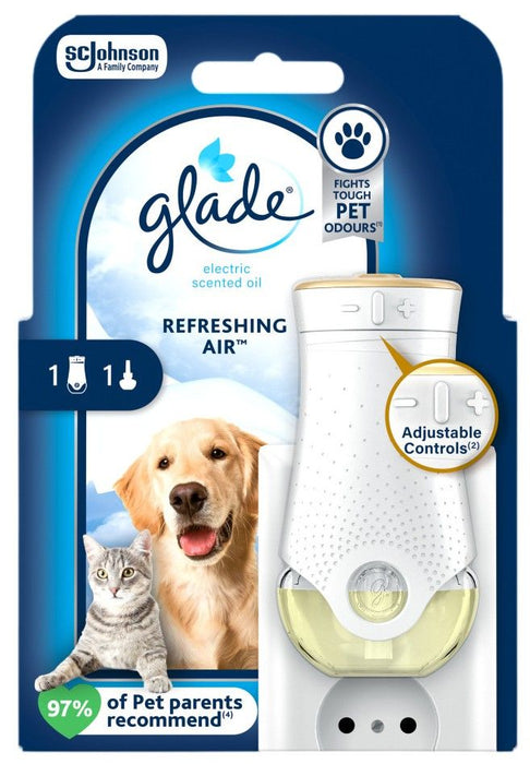 Електрически ароматизатор с пълнител Glade - Домашни любимци, 20 ml