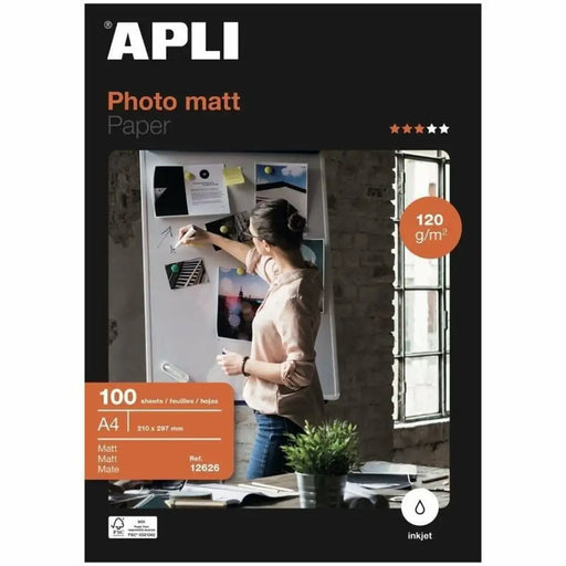 Гланцирана фото хартия Apli 12626 (100 броя)