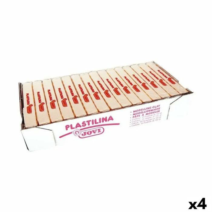 Глина за моделиране Jovi Бял 150 g 15 Части (4 броя)