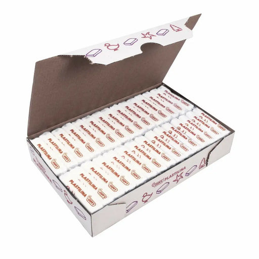 Глина за моделиране Jovi Бял 50 g (30 Части)