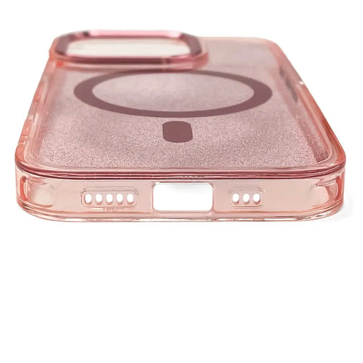 Glitter Case MagSafe Съвместим за iPhone 17 Pro Max - Розов