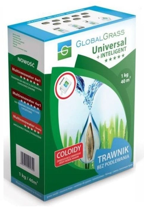 Тревна смеска GlobalGrass - Универсална + Inteligent, кутия, 1 kg