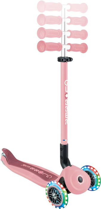 Сгъваема тротинетка 5 в 1 Globber - Go Up Active Lights 360°, розова