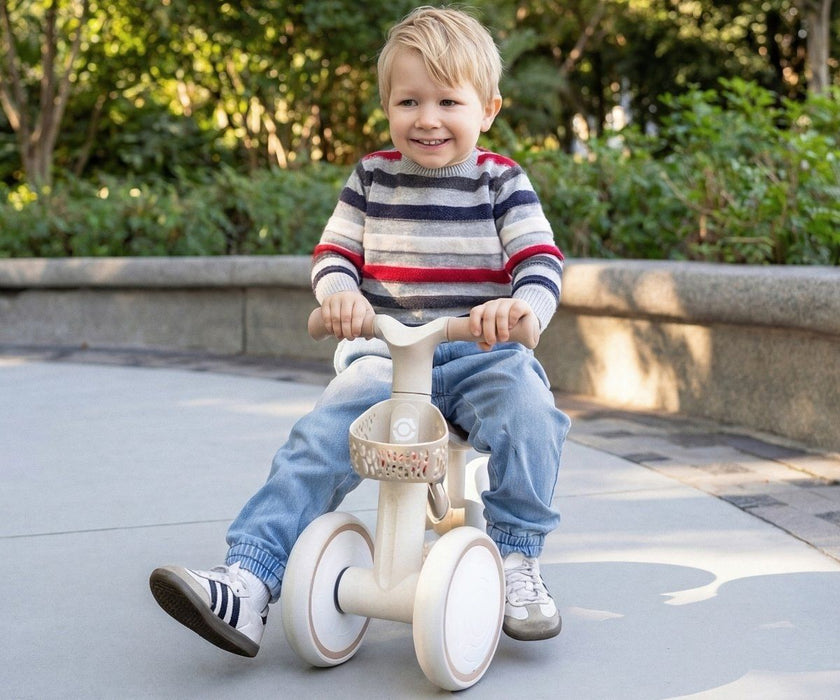 Детско колело за баланс Globber - Learning Bike Ecologic, кокос