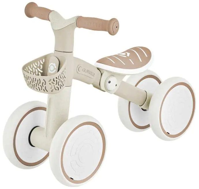 Детско колело за баланс Globber - Learning Bike Ecologic, кокос