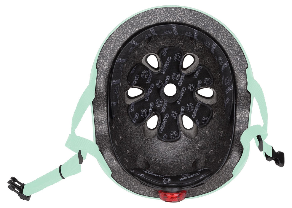 Детска каска Globber - Primo Lights, XS/S, 48-53 cm, зелена