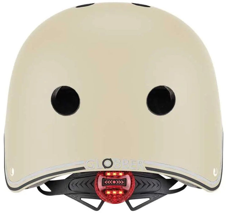 Детска каска Globber - Primo Lights, XS/S, 48-53 cm, бежова