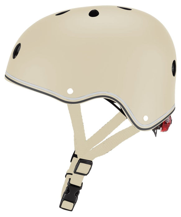 Детска каска Globber - Primo Lights, XS/S, 48-53 cm, бежова