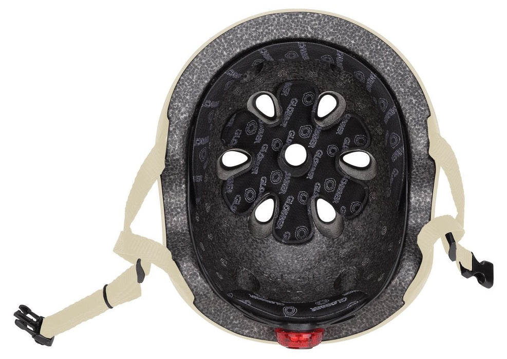Детска каска Globber - Primo Lights, XS/S, 48-53 cm, бежова
