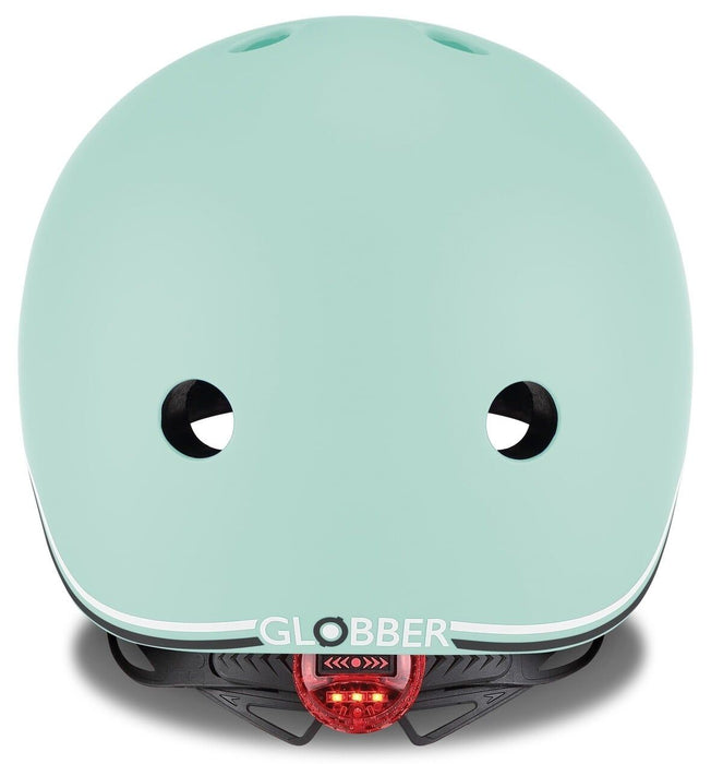 Детска каска Globber - Go Up Lights, XXS/XS, 45-51 cm, зелена