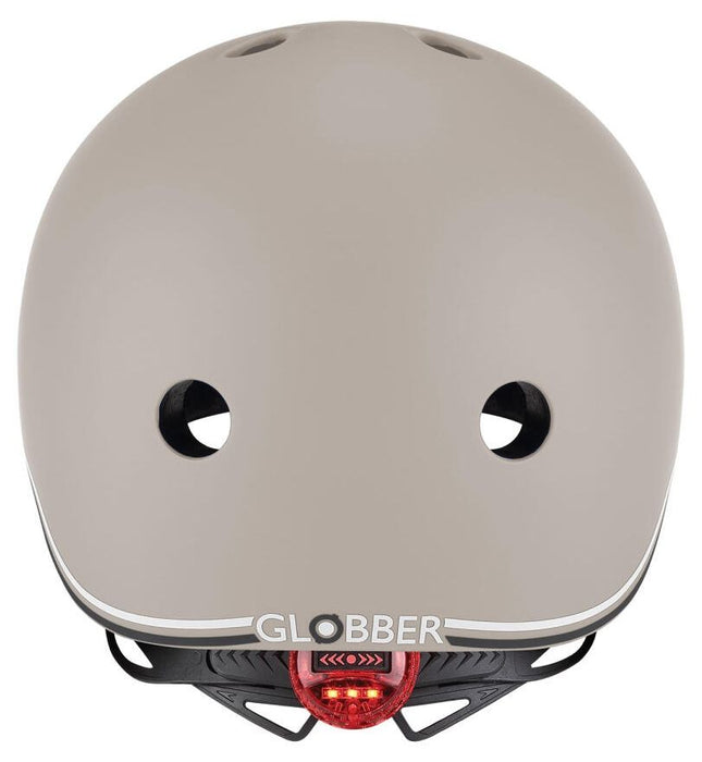 Детска каска Globber - Go Up Lights, XXS/XS, 45-51 cm, сива
