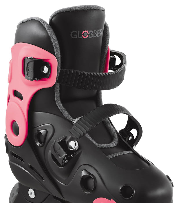 Детски ролери Globber - Go Skates Lights, размер 34-37, розови
