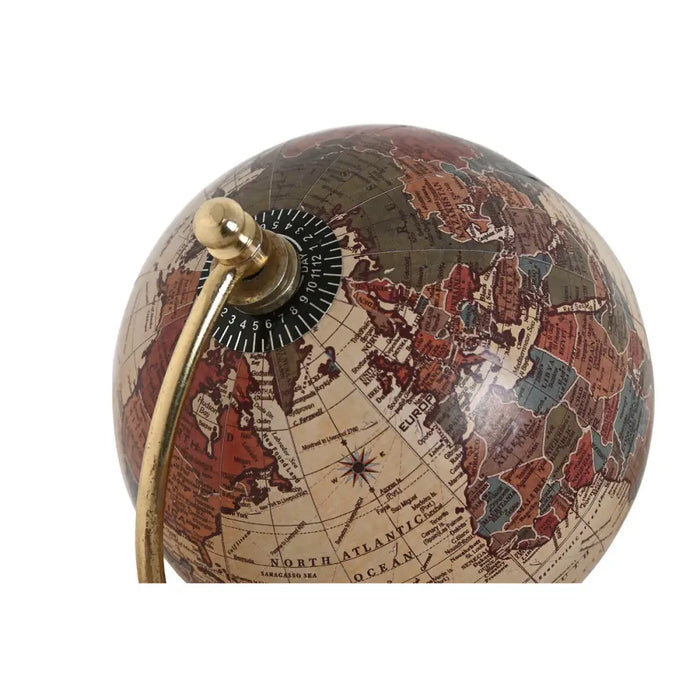 Глобус Home ESPRIT Черен Бежов Vintage 10 x 10 x 20 cm