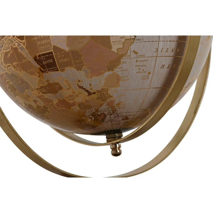 Глобус Home ESPRIT Златен Естествен Светло розово Vintage