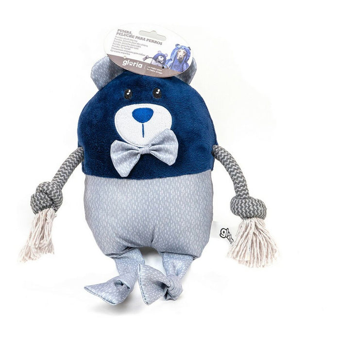 Плюшени Животни за кучета Gloria Pumba Син полиестер полипропилен Мечка 23 x 16 cm