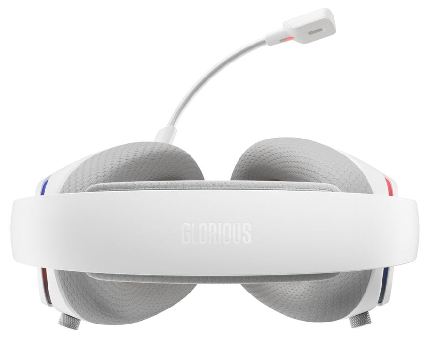 Гейминг слушалки Glorious - GHS Eternal, RGB, бели [PC/XBOX/PS]