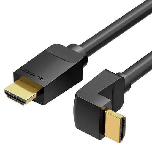 Ъглов HDMI кабел AARBH 2m 90° черен