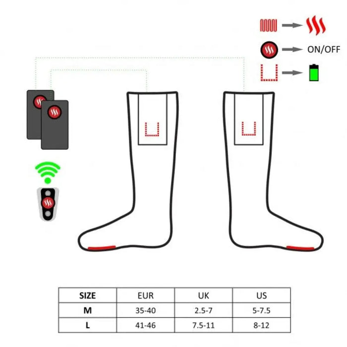 Glovii GQ3L чорап Unisex Athletic socks Red 1 чифт(а)