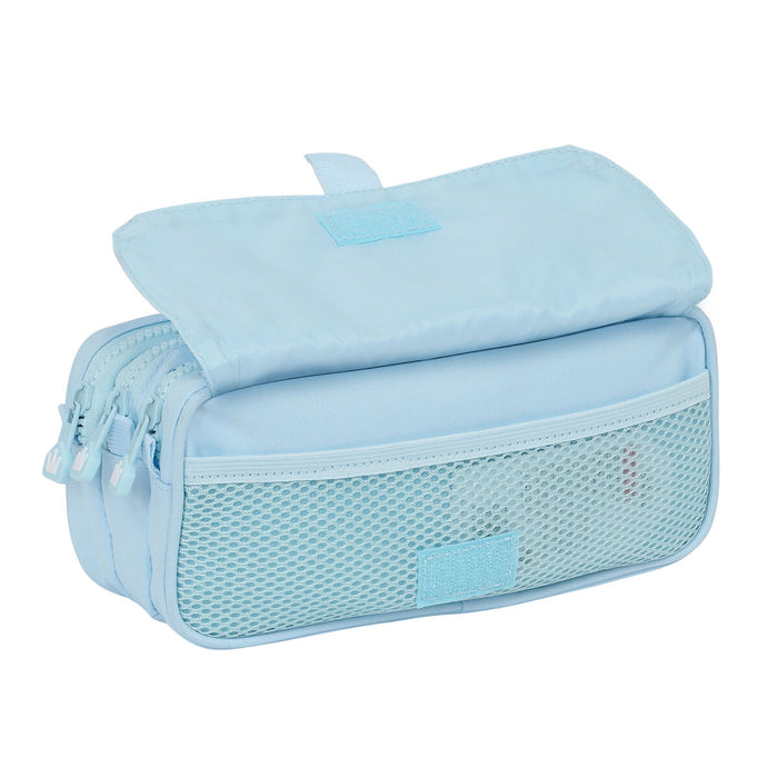 Троен Моливник Glow Lab Cisnes Светло син 21,5 x 10 x 8 cm