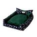 GO GIFT Легло за куче и котка XL - зелено - 100x90x18 см