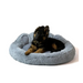 GO GIFT Легло за куче и котка L - сиво - 55x55 см