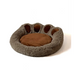 GO GIFT Легло за куче и котка XL - кафяво - 75x75 см