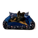 GO GIFT Легло за куче и котка XL - тъмносиньо - 100x80x18 см