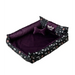 GO GIFT Легло за куче и котка XXL - лилаво - 110x90x18 см