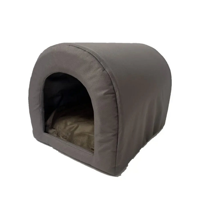 GO GIFT Пещерно легло за куче и котка - сив цвят - 40 x 33