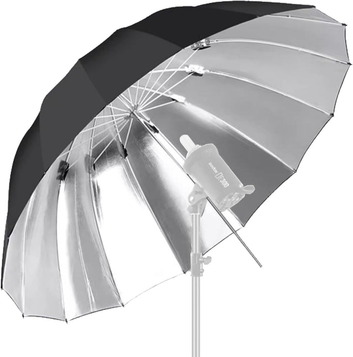 Отражателен чадър Godox - UB-L3 60, 150 cm, сребрист