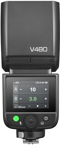 Светкавица Godox - V480C, за Canon, черна