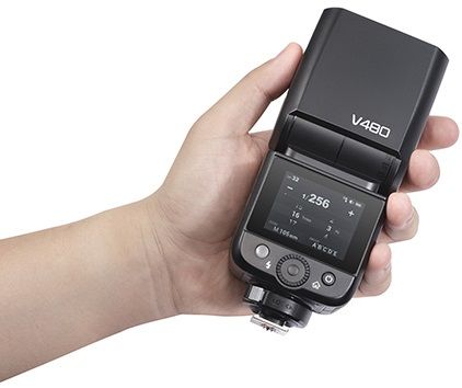 Светкавица Godox - V480C, за Canon, черна