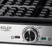 Гофретник Adler AD 3083 4 вафли 1800 W Черен Сребрист