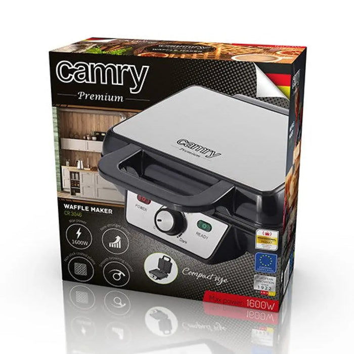 Гофретник Camry CR 3046 2 вафли Черен 1000 W